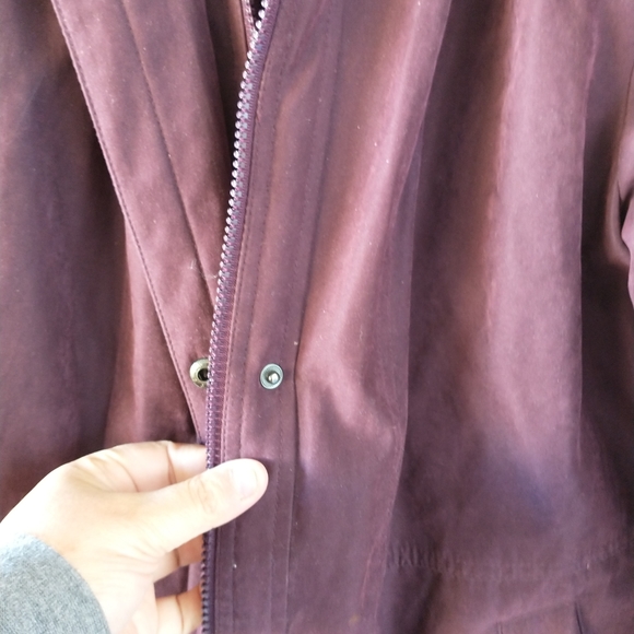 Croft & Barrow Purple Long Sleeve Jacket - Picture 7 of 7